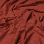 Ткань блузочная ярко-красного цвета с вышивкой