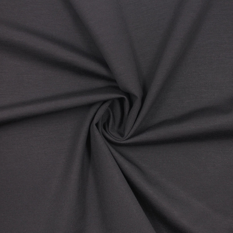 Трикотажная ткань джерси, черный цвет