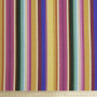 Ткань лен вискоза в разноцветную полоску