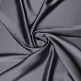 Атласная ткань стального цвета
