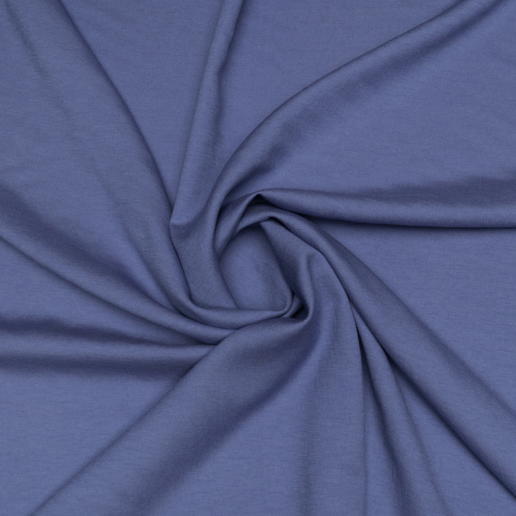 Ткань плательная синего цвета