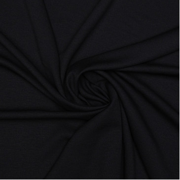 Ткань плательная черного цвета