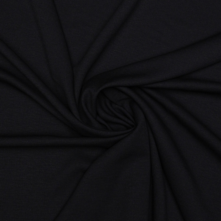 Ткань плательная черного цвета