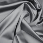 Атласная ткань, серый цвет