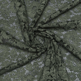 Кружевная ткань, зеленый цвет Кружевная ткань, зеленый цвет