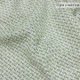 Костюмная ткань Шанель, зелено-белый цвет