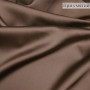 Атлас, ткань для шитья, шоколадный цвет