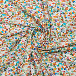 Хлопок 100% с абстрактным принтом