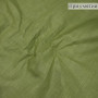 Ткань плательная оливкового цвета с добавлением льна
