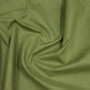 Ткань плательная оливкового цвета с добавлением льна