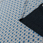 Трикотажная ткань, джерси, синий принт