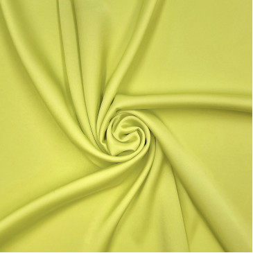 Ткань искусственный шелк салатового цвета