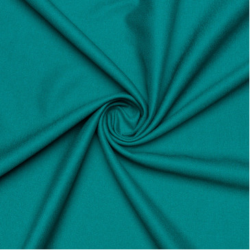 Пальтовая ткань бирюзового цвета, Италия