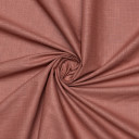 Ткань плательная оранжевого цвета с добавлением льна