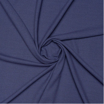 Костюмная ткань серо-синего цвета