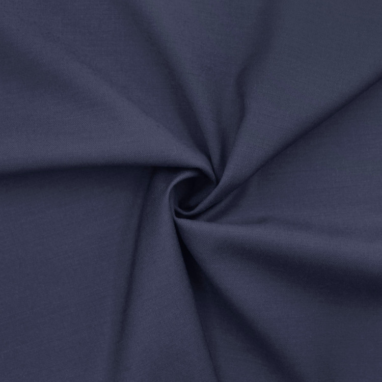 Костюмная ткань серо-синего цвета