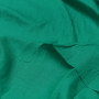 Ткань плательная насыщенного зеленого цвета с добавлением льна