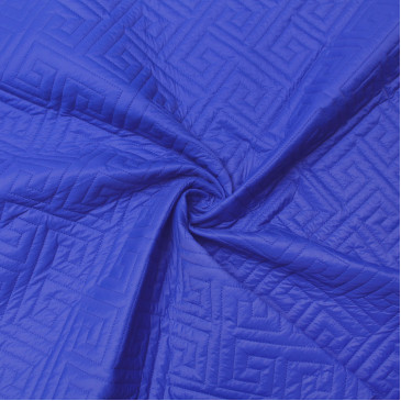 Стеганная ткань, синий цвет