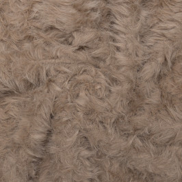 Искусственный мех бежевого цвета