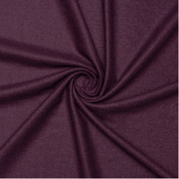 Трикотажная костюмная ткань баклажанового цвета