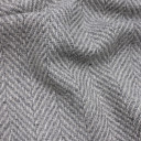 Пальтовая ткань светло-серая "в елочку"