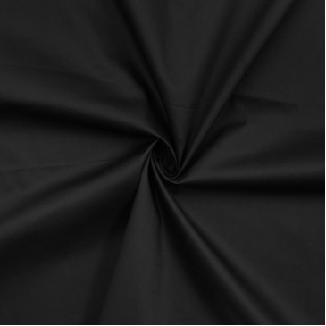 Рубашечная ткань из 100% хлопка черного цвета