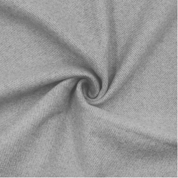 Пальтовая ткань "диагональ" серая