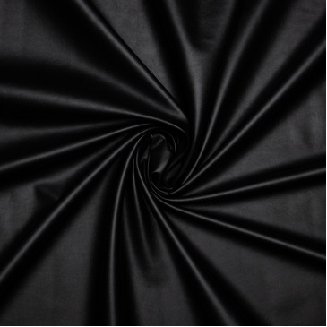 Искусственная кожа на замше черная