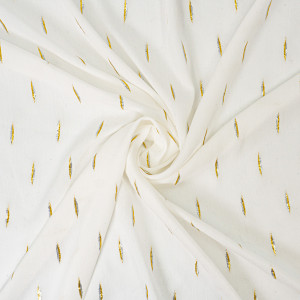 Ткань вискоза 100% с золотым принтом