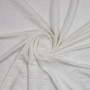 Трикотажное полотно из 100% льна белого цвета Трикотажное полотно из 100% льна белого цвета