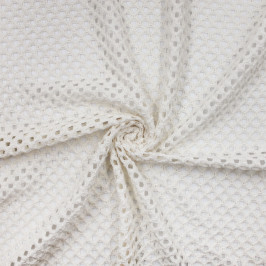 Ажурный трикотаж молочного цвета Ажурный трикотаж молочного цвета