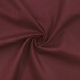 Плательная ткань бордового цвета из крапивы 