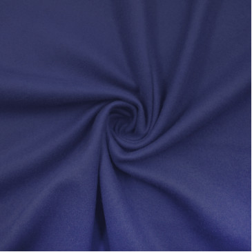 Пальтовая ткань синяя с кашемиром