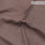 Ткань плательная шоколадного цвета со льном