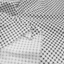Ткань рубашечная черно-белая