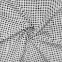 Ткань рубашечная черно-белая