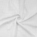 Ткань жаккардовая из хлопка белого цвета