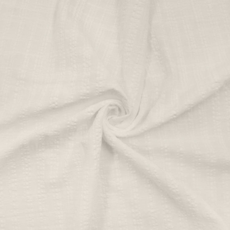 Ткань жаккардовая из хлопка бежевого цвета