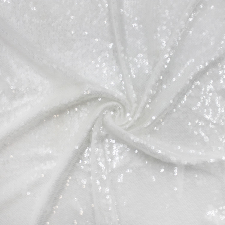 Сетка белая с пайетками Сетка белая с пайетками