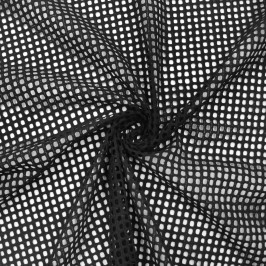 Ткань черная вышивка на хлопке Ткань черная вышивка на хлопке