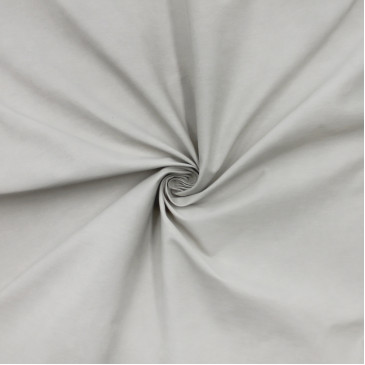 Ткань для рубашек бежево-серого цвета