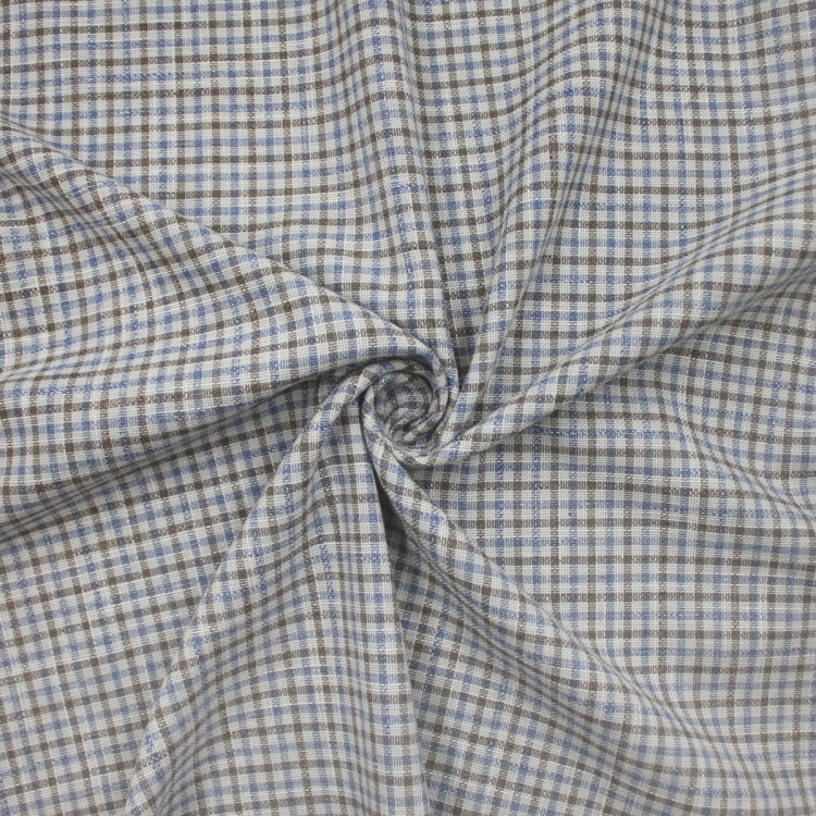 Костюмная шерстяная ткань в клетку Костюмная шерстяная ткань в клетку