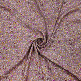 Плательная ткань с розовыми цветами Плательная ткань с розовыми цветами