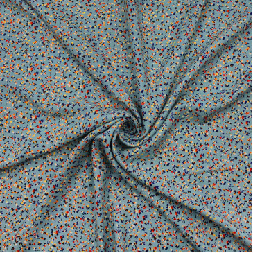 Плательная ткань мятно-желтого цвета Плательная ткань мятно-желтого цвета