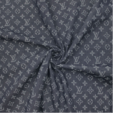 Джинсовая ткань темно-синяя Louis Vuitton
