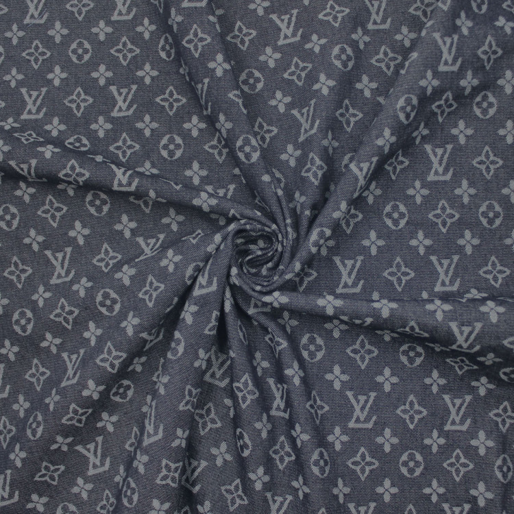 Джинсовая ткань темно-синяя Louis Vuitton