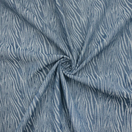 Джинсовая ткань с анималистическим принтом