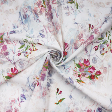 Плательная ткань в цветы