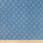 Джинсовая ткань голубая с принтом Louis Vuitton