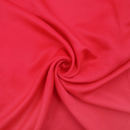 Ткань из льна и вискозы кораллового цвета Ткань из льна и вискозы кораллового цвета
